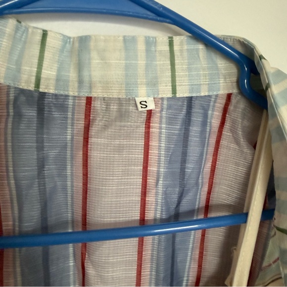 Striped Multicolor Maxi Dress « Zimmerman » style. - Picture 5 of 8